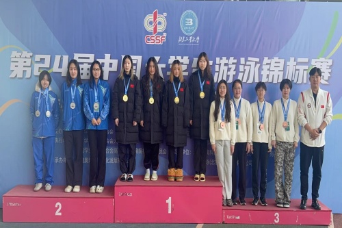 我校游泳健儿在第24届中国大学生游泳锦标赛（北方赛区）实现历史性突破